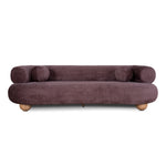 Nimbus 3 Seater Sofa - Plum Sofa Casa-Core