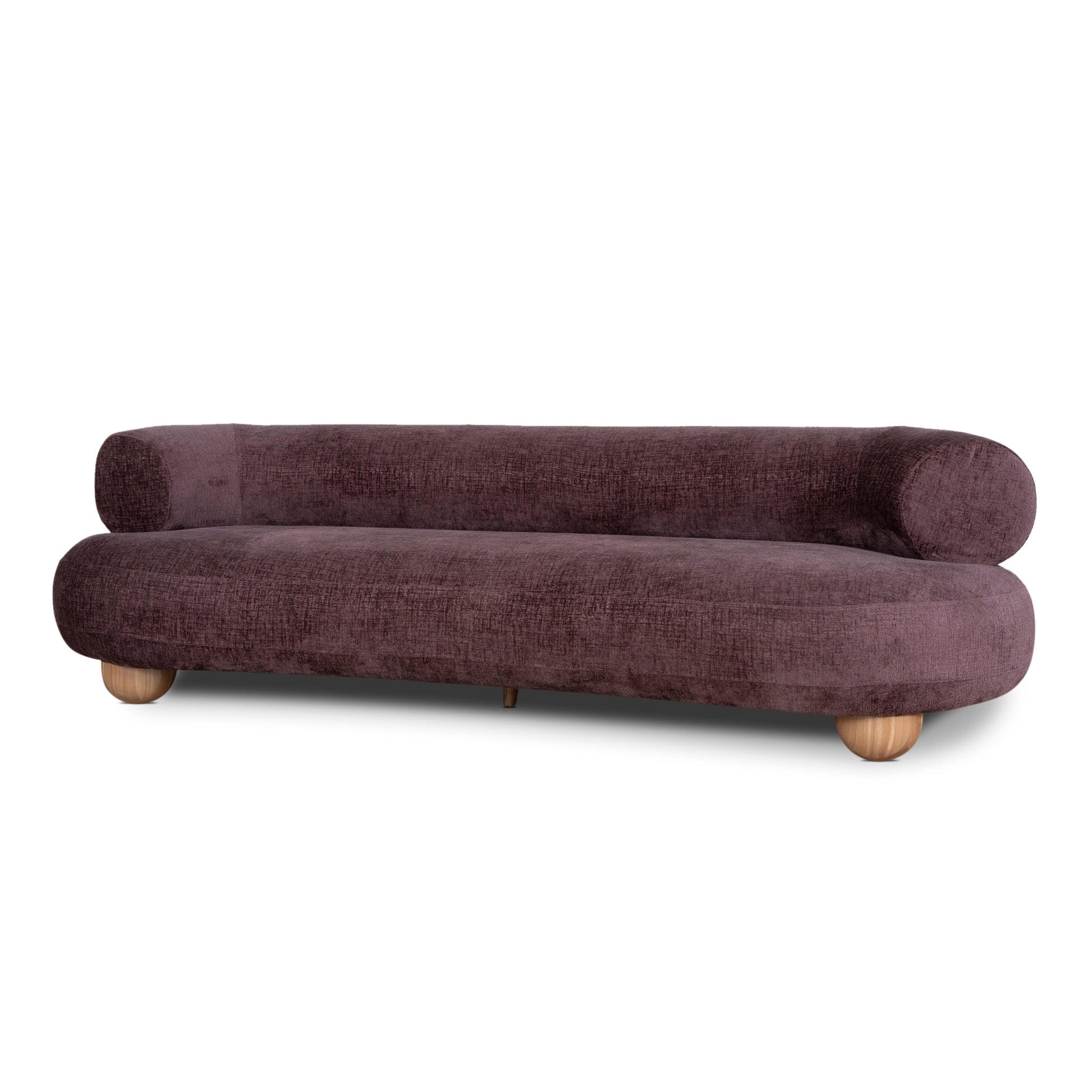 Nimbus 3 Seater Sofa - Plum Sofa Casa-Core