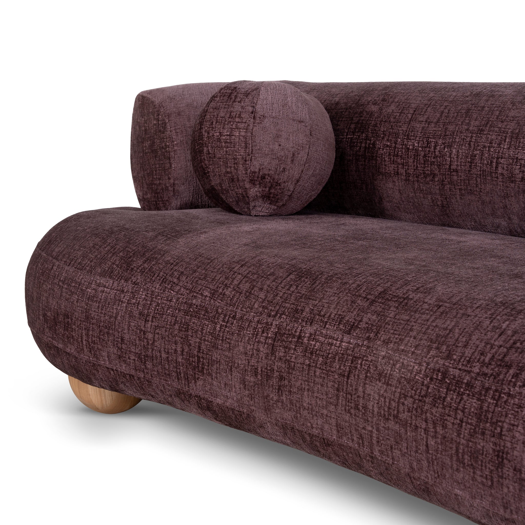 Nimbus 3 Seater Sofa - Plum Sofa Casa-Core