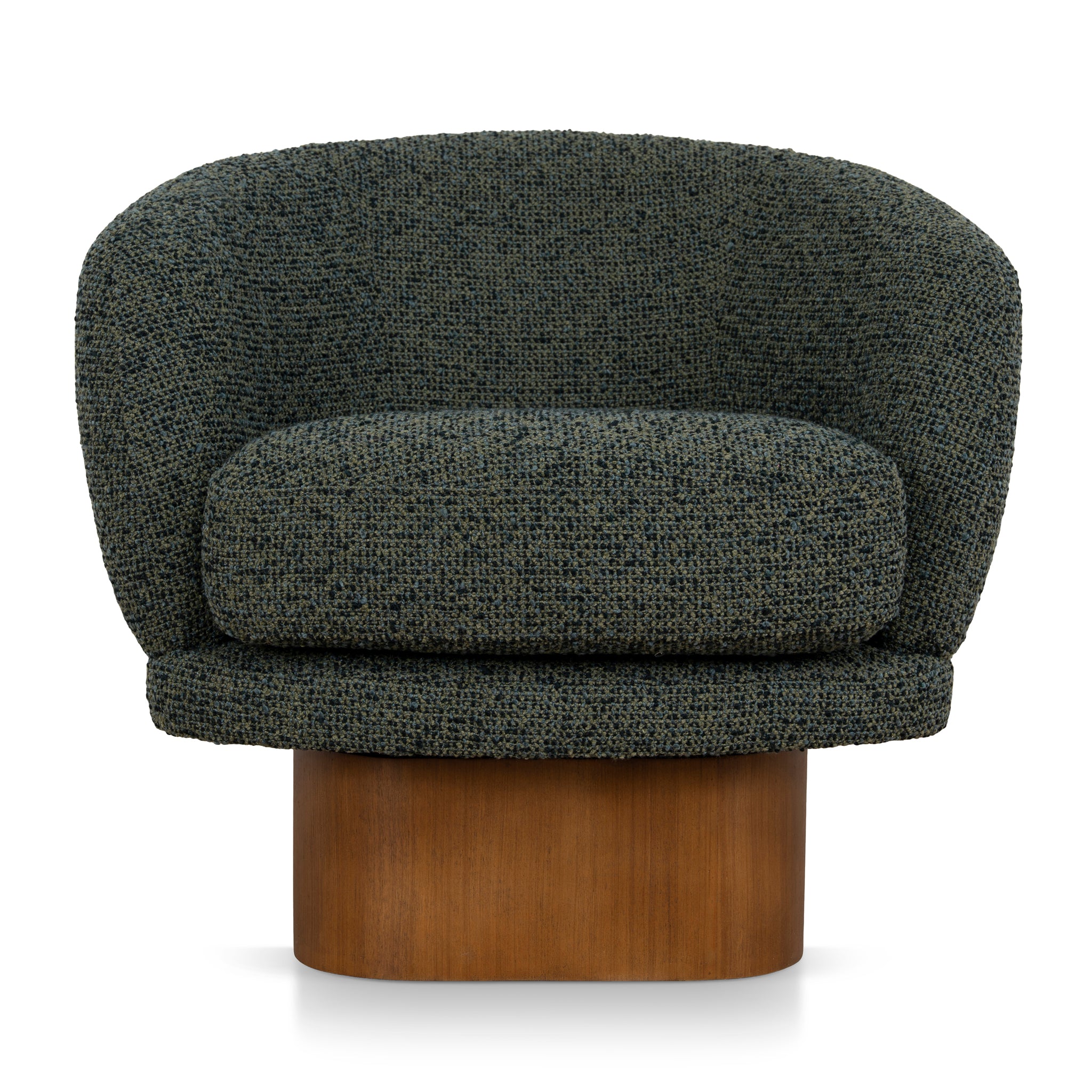 Odin Fabric Swivel Armchair - Dusky Green Armchair Casa-Core
