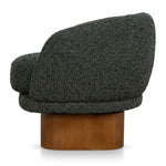 Odin Fabric Swivel Armchair - Dusky Green Armchair Casa-Core