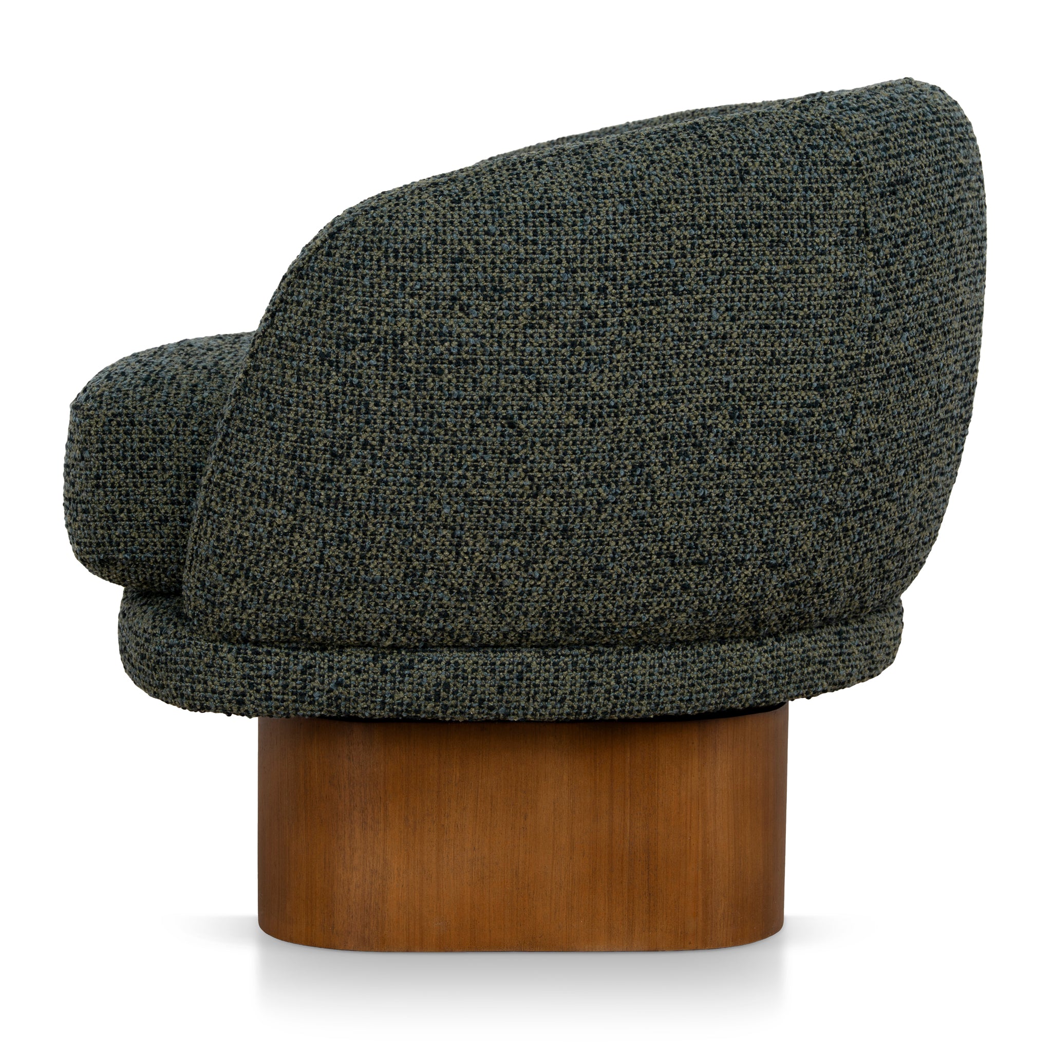 Odin Fabric Swivel Armchair - Dusky Green Armchair Casa-Core