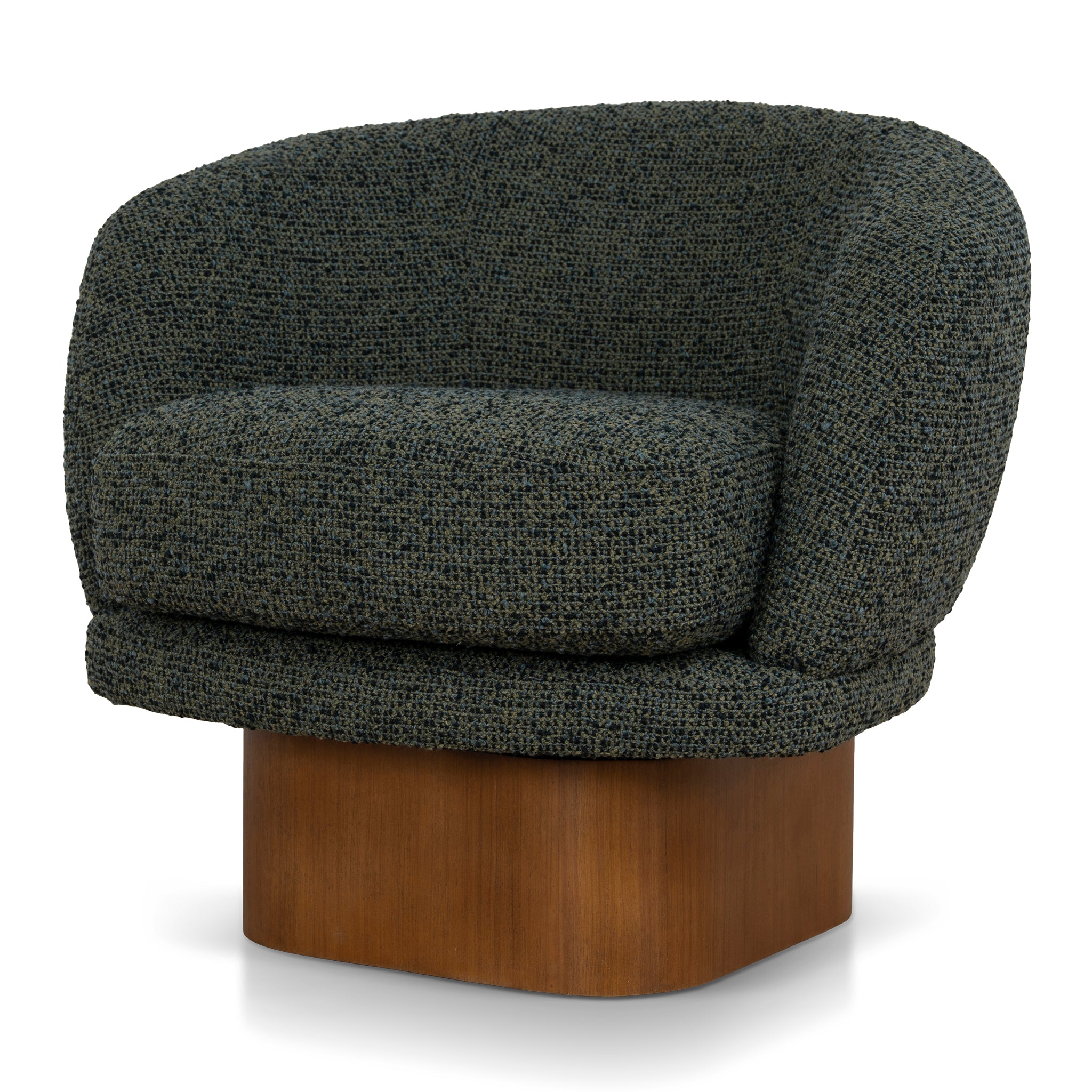 Odin Fabric Swivel Armchair - Dusky Green Armchair Casa-Core