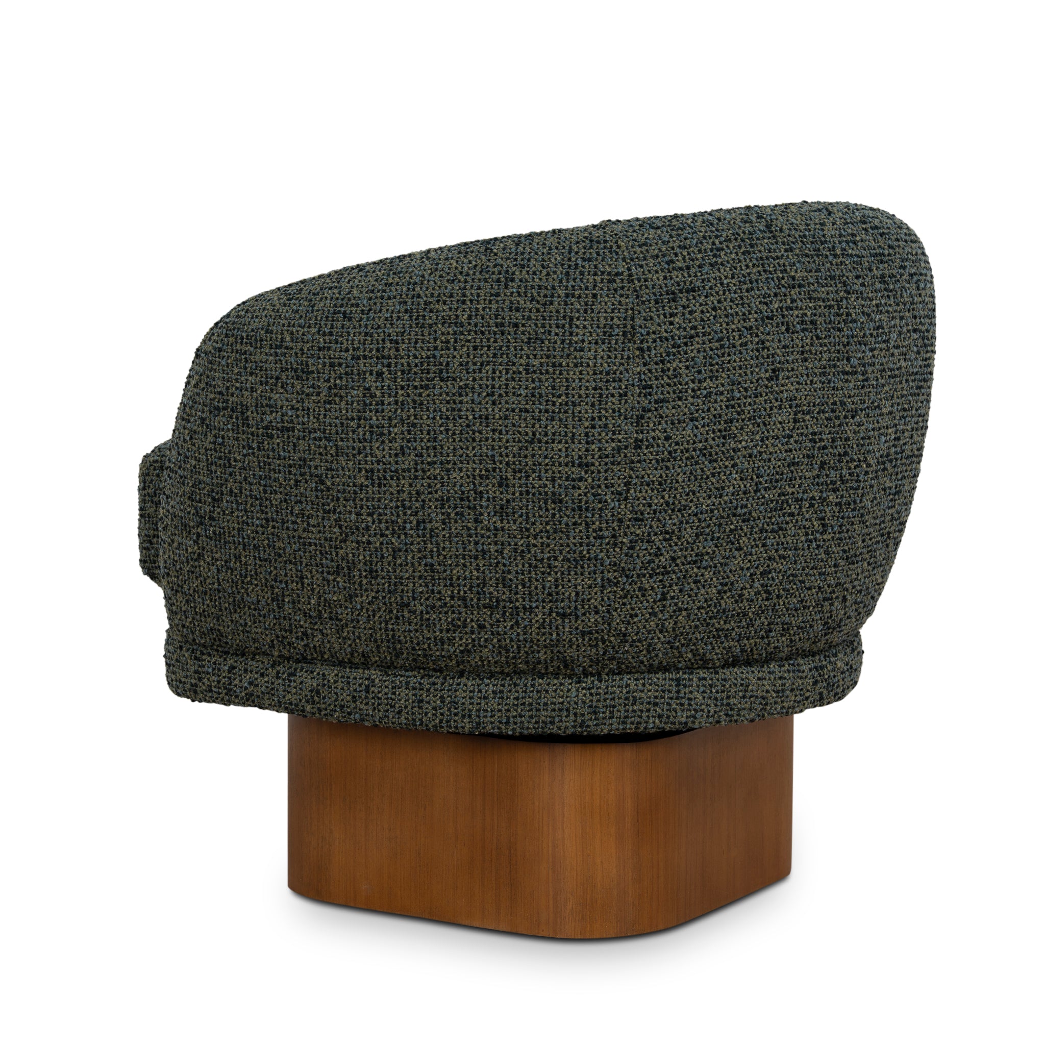Odin Fabric Swivel Armchair - Dusky Green Armchair Casa-Core