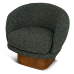 Odin Fabric Swivel Armchair - Dusky Green Armchair Casa-Core