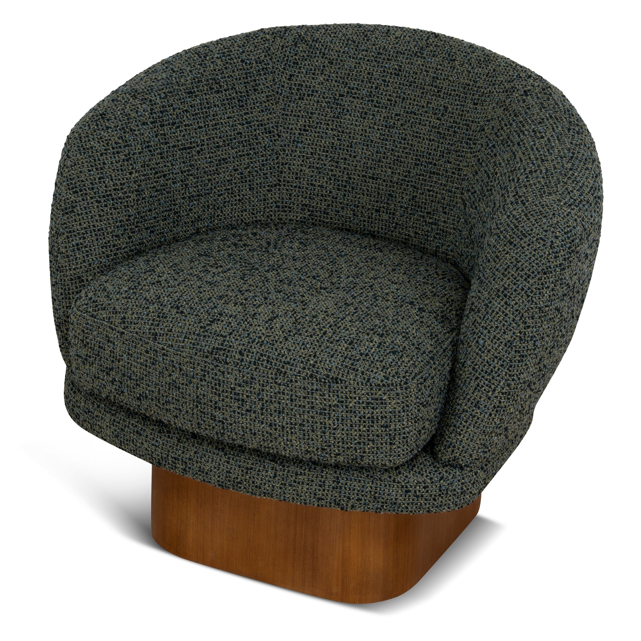 Odin Fabric Swivel Armchair - Dusky Green Armchair Casa-Core