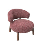 Eliska Fabric Lounge Chair - Autumn Red Lounge Chair OL Sofa-Core