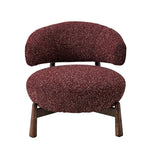 Eliska Fabric Lounge Chair - Autumn Red Lounge Chair OL Sofa-Core