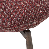 Eliska Fabric Lounge Chair - Autumn Red Lounge Chair OL Sofa-Core