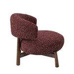 Eliska Fabric Lounge Chair - Autumn Red Lounge Chair OL Sofa-Core