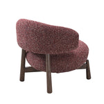 Eliska Fabric Lounge Chair - Autumn Red Lounge Chair OL Sofa-Core