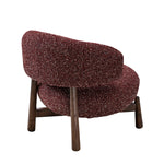 Eliska Fabric Lounge Chair - Autumn Red Lounge Chair OL Sofa-Core
