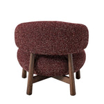 Eliska Fabric Lounge Chair - Autumn Red Lounge Chair OL Sofa-Core