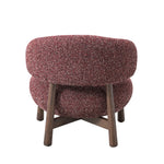 Eliska Fabric Lounge Chair - Autumn Red Lounge Chair OL Sofa-Core