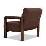 Doretta Fabric Lounge Chair - Moss Brown Armchair OL Sofa-Core