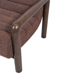 Doretta Fabric Lounge Chair - Moss Brown Armchair OL Sofa-Core