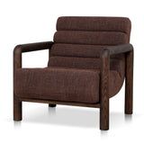 Doretta Fabric Lounge Chair - Moss Brown Armchair OL Sofa-Core