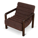 Doretta Fabric Lounge Chair - Moss Brown Armchair OL Sofa-Core