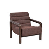 Doretta Fabric Lounge Chair - Moss Brown Armchair OL Sofa-Core