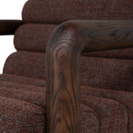 Doretta Fabric Lounge Chair - Moss Brown Armchair OL Sofa-Core
