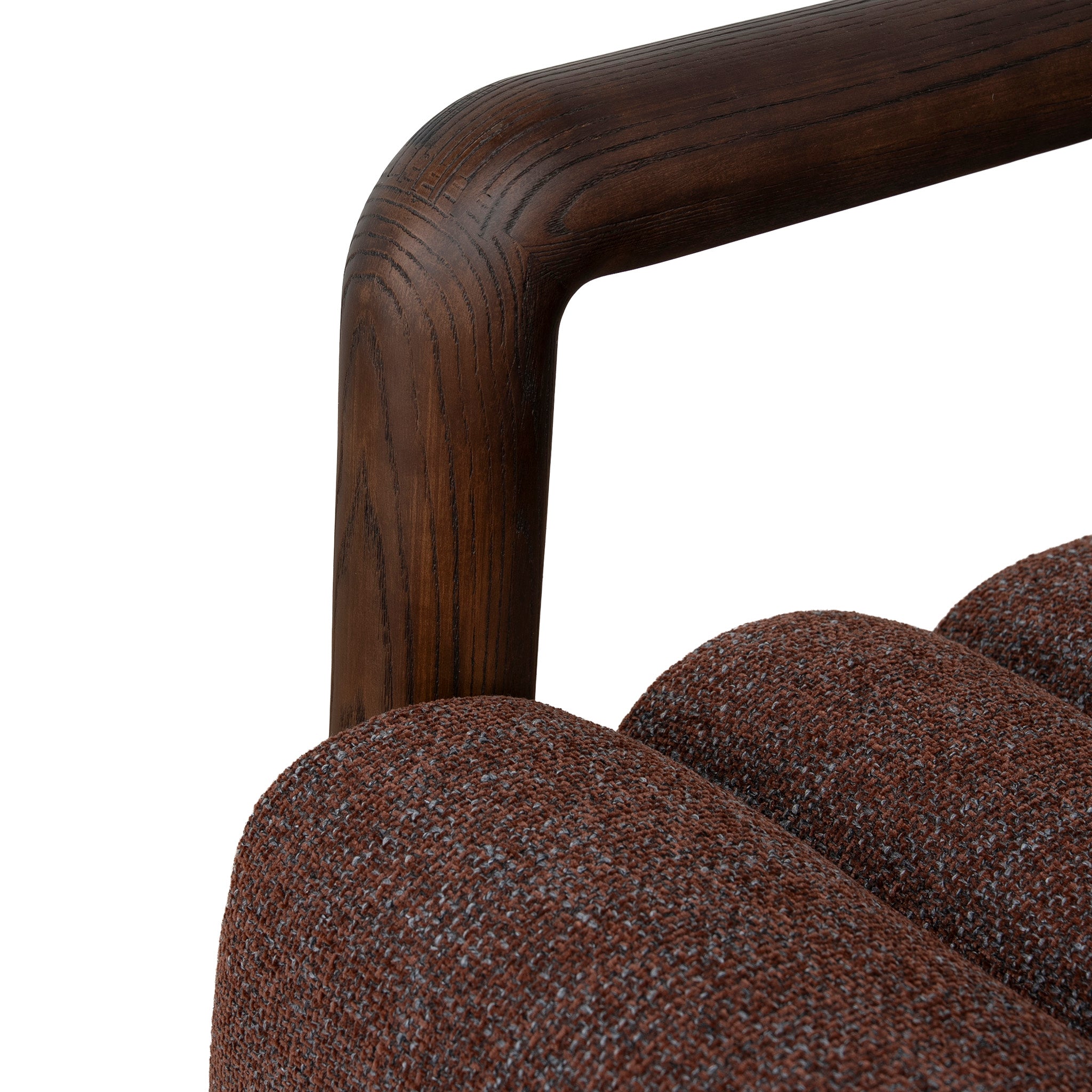 Doretta Fabric Lounge Chair - Moss Brown Armchair OL Sofa-Core