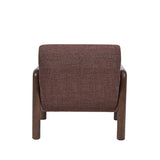 Doretta Fabric Lounge Chair - Moss Brown Armchair OL Sofa-Core