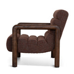 Doretta Fabric Lounge Chair - Moss Brown Armchair OL Sofa-Core