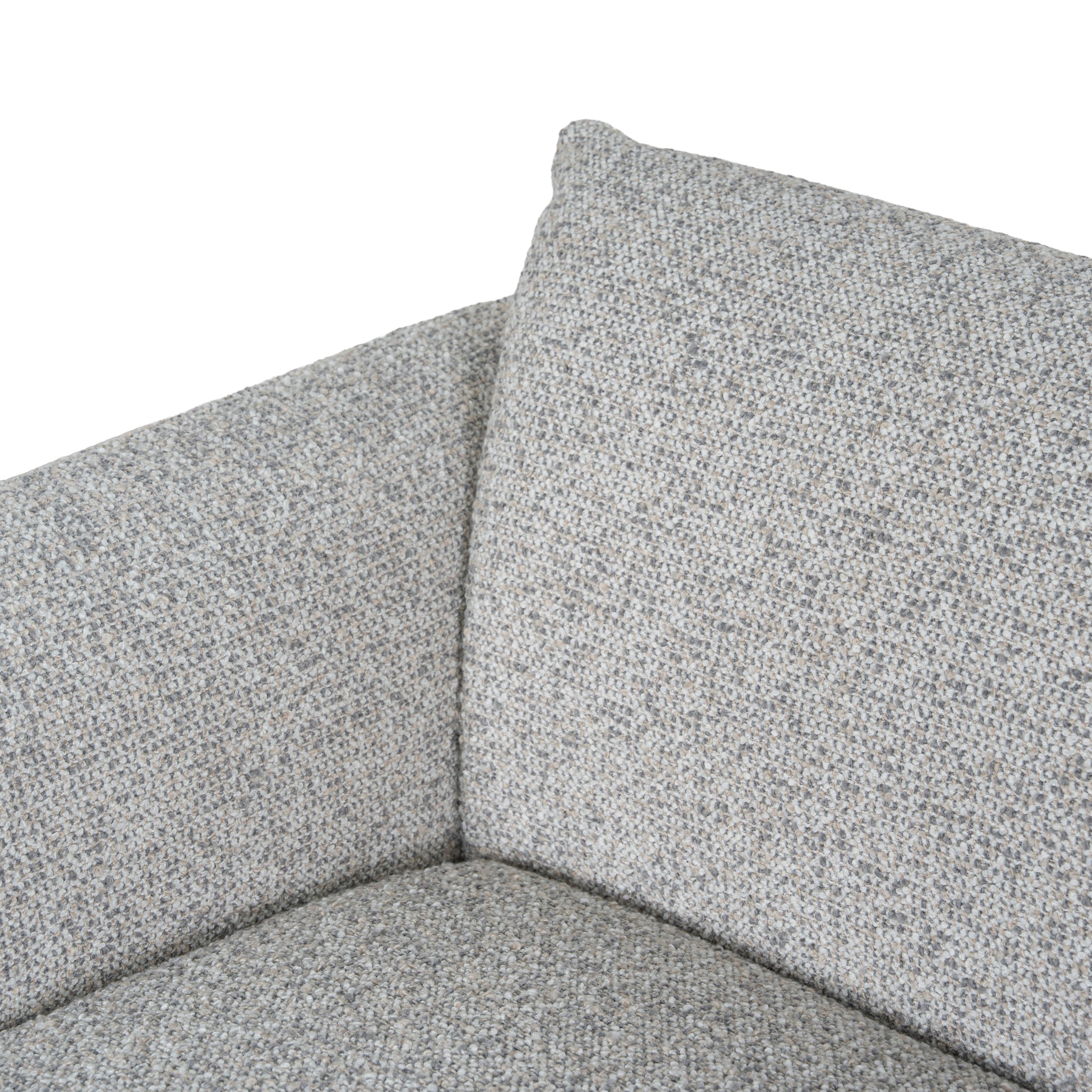 Ex Display - Prisha 3 Seater Sofa - Noah Silver Lining Sofa IGGY-Core