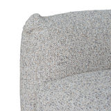 Ex Display - Prisha 3 Seater Sofa - Noah Silver Lining Sofa IGGY-Core