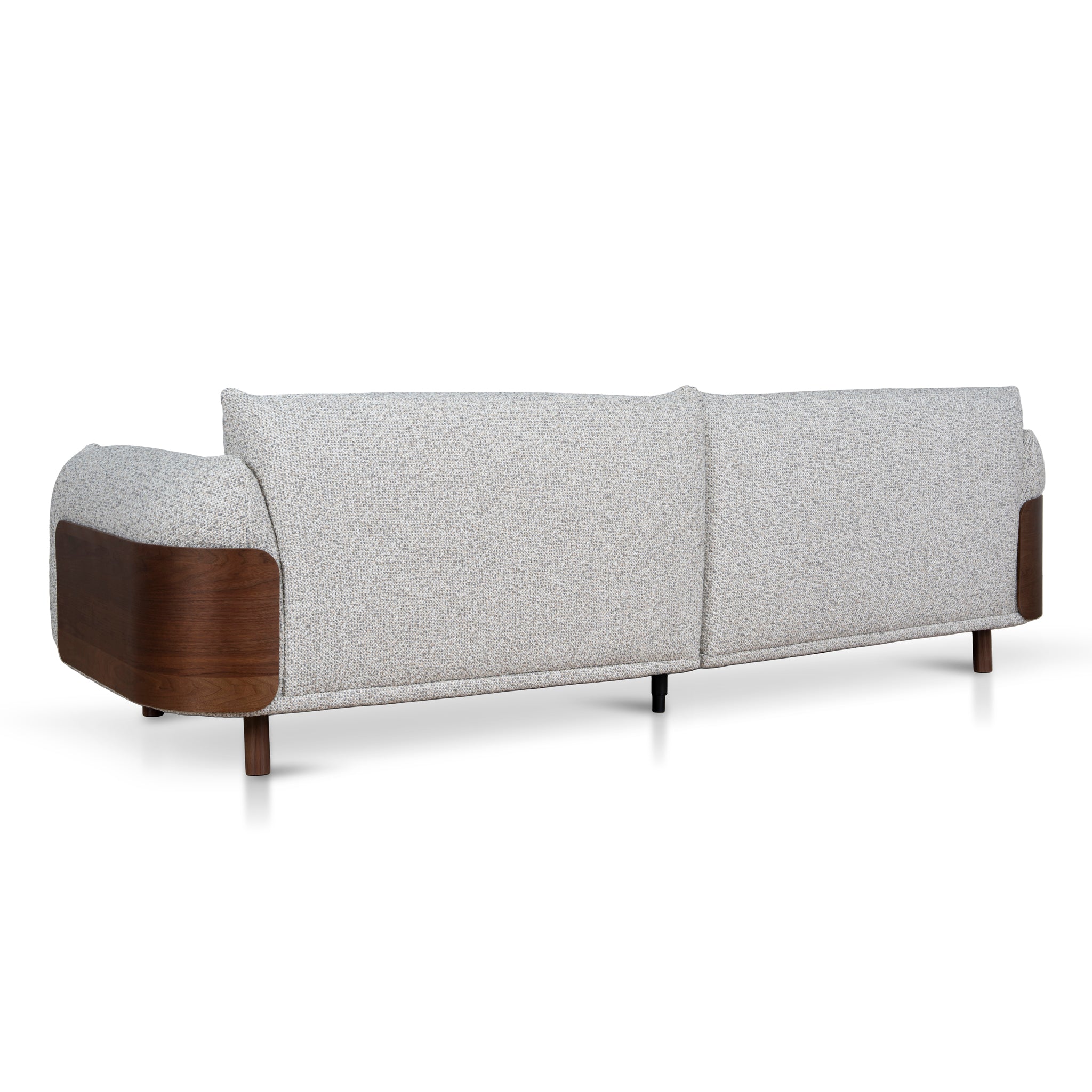 Ex Display - Prisha 3 Seater Sofa - Noah Silver Lining Sofa IGGY-Core