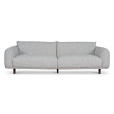 Ex Display - Prisha 3 Seater Sofa - Noah Silver Lining Sofa IGGY-Core