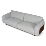 Ex Display - Prisha 3 Seater Sofa - Noah Silver Lining Sofa IGGY-Core