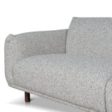 Ex Display - Prisha 3 Seater Sofa - Noah Silver Lining Sofa IGGY-Core