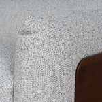 Ex Display - Prisha 3 Seater Sofa - Noah Silver Lining Sofa IGGY-Core