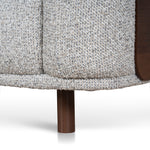 Ex Display - Prisha 3 Seater Sofa - Noah Silver Lining Sofa IGGY-Core