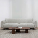 Prisha 3 Seater Sofa - Noah Silver Lining Sofa IGGY-Core