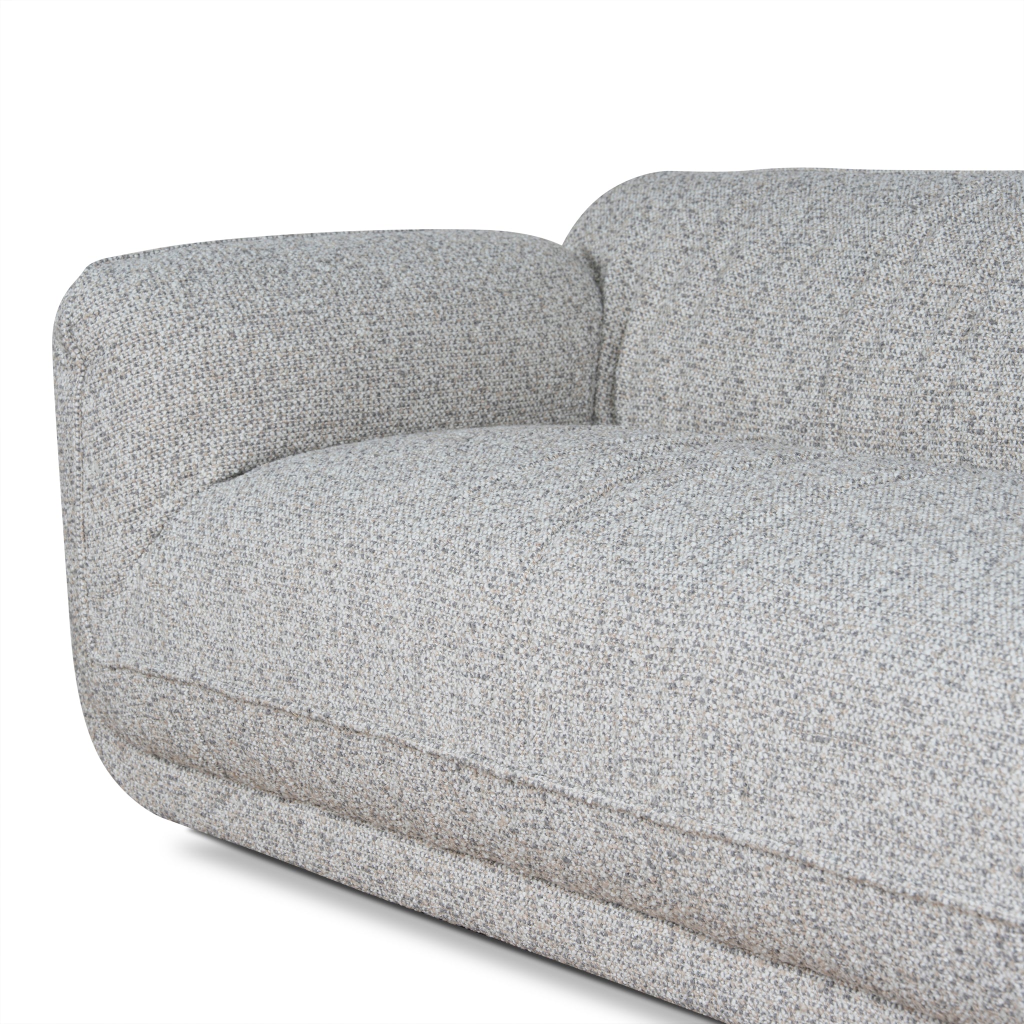 Zephyr 3 Seater Sofa - Noah Silver Lining Sofa IGGY-Core