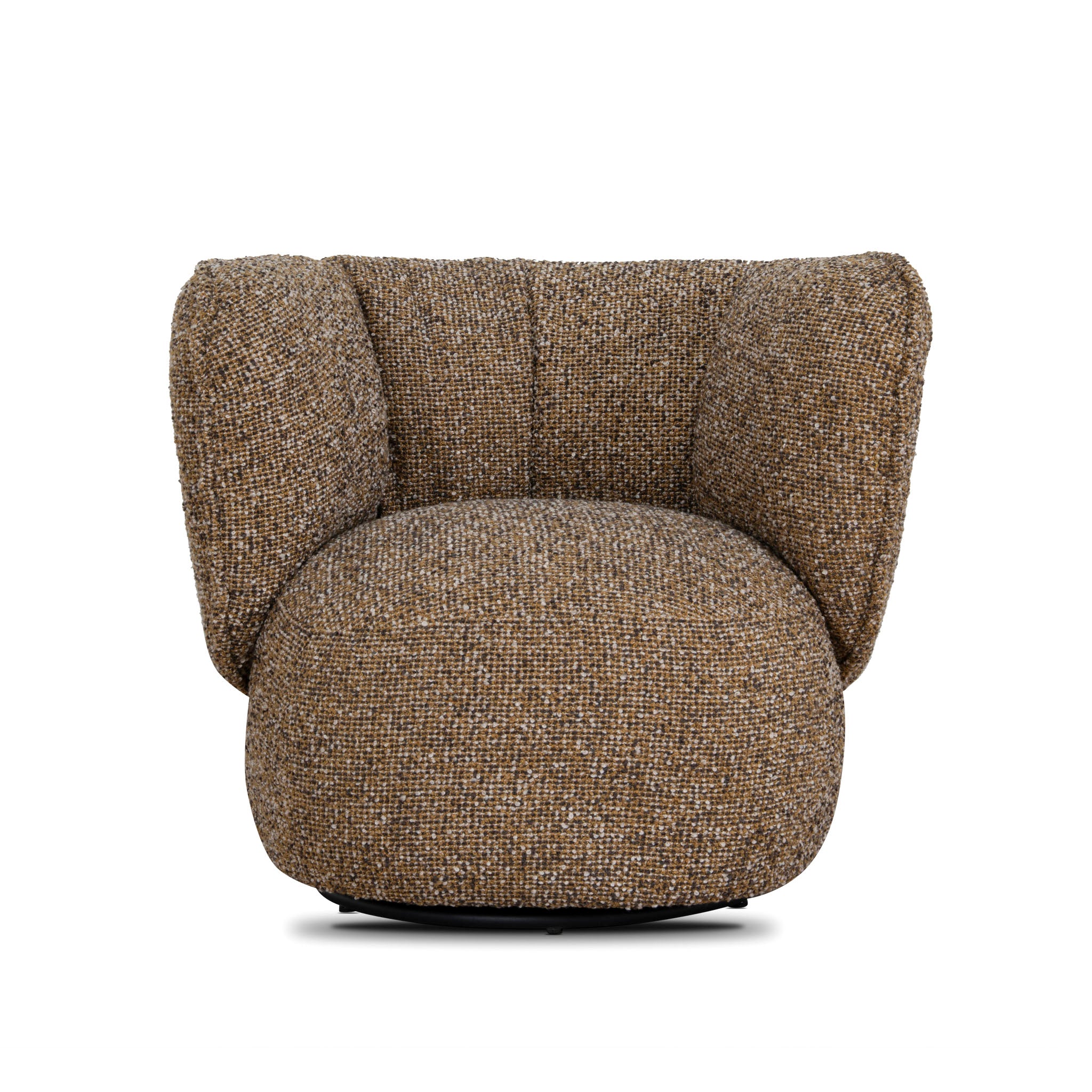 Amara Swivel Armchair - Golden Mustard Armchair Cino-Core