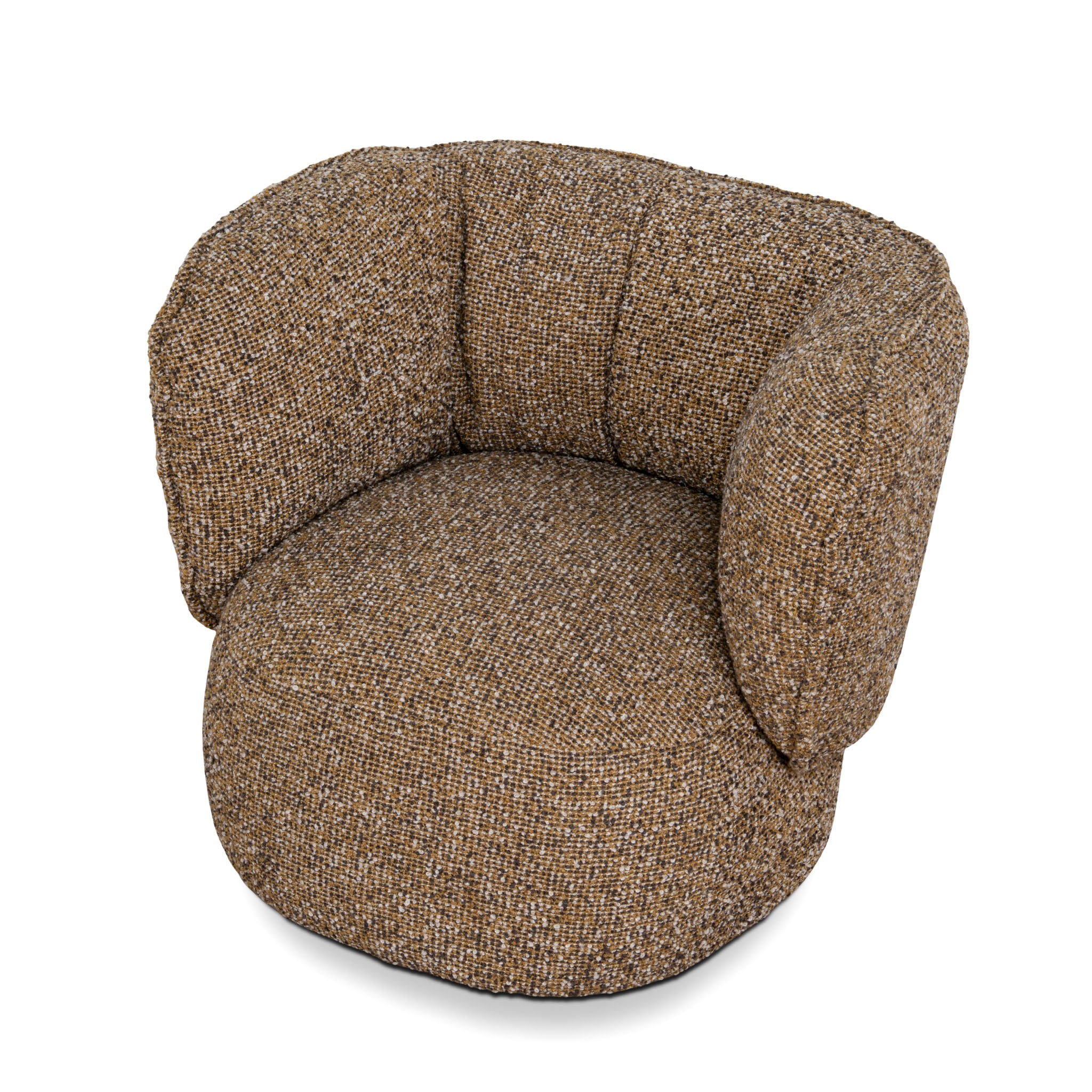 Amara Swivel Armchair - Golden Mustard Armchair Cino-Core