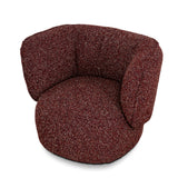 Amara Swivel Armchair - Autumn Red Armchair Cino-Core