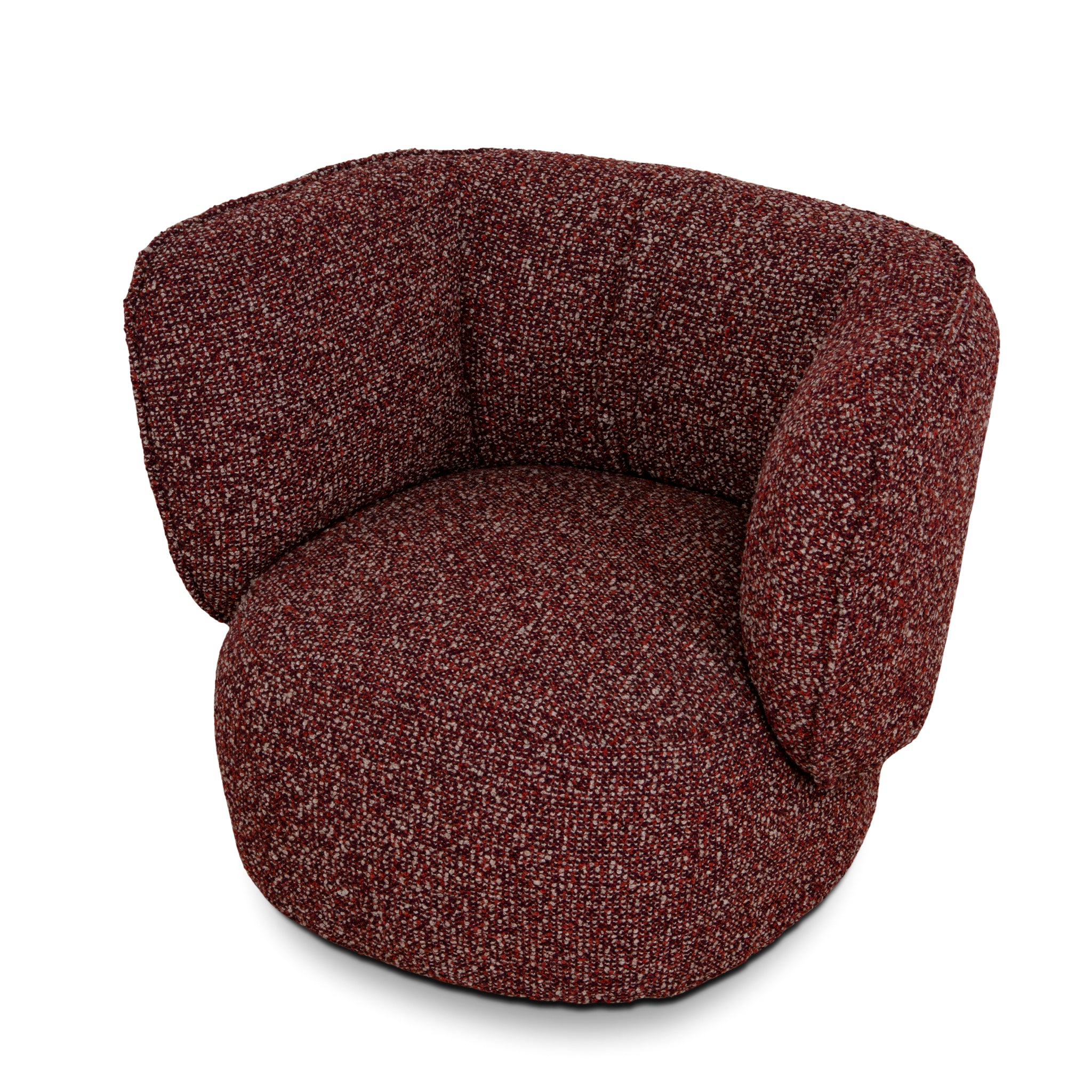 Amara Swivel Armchair - Autumn Red Armchair Cino-Core