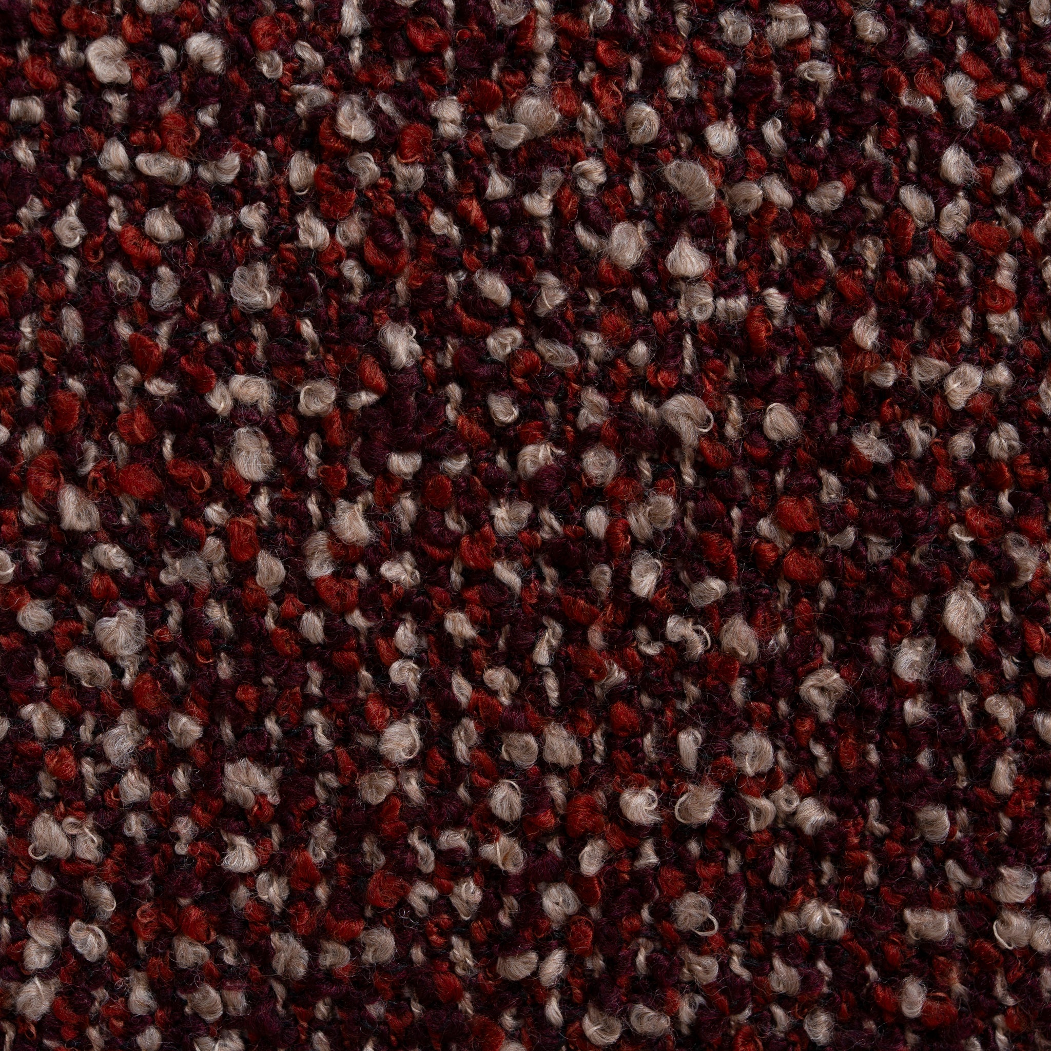 Fabric Sample - Burgundy Fleck Fabric Swatch Interior Secrets
