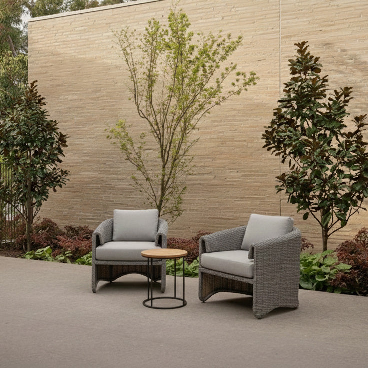 Rivana Outdoor Armchair - Light Brown Outdoor Chair Eminem-Core