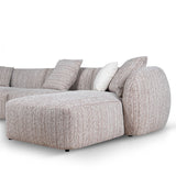 Ravello 4 Seater Right Chaise Sofa - Plush Spec Brown Chaise Lounge Ace-Core