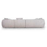 Ravello 4 Seater Right Chaise Sofa - Plush Spec Brown Chaise Lounge Ace-Core