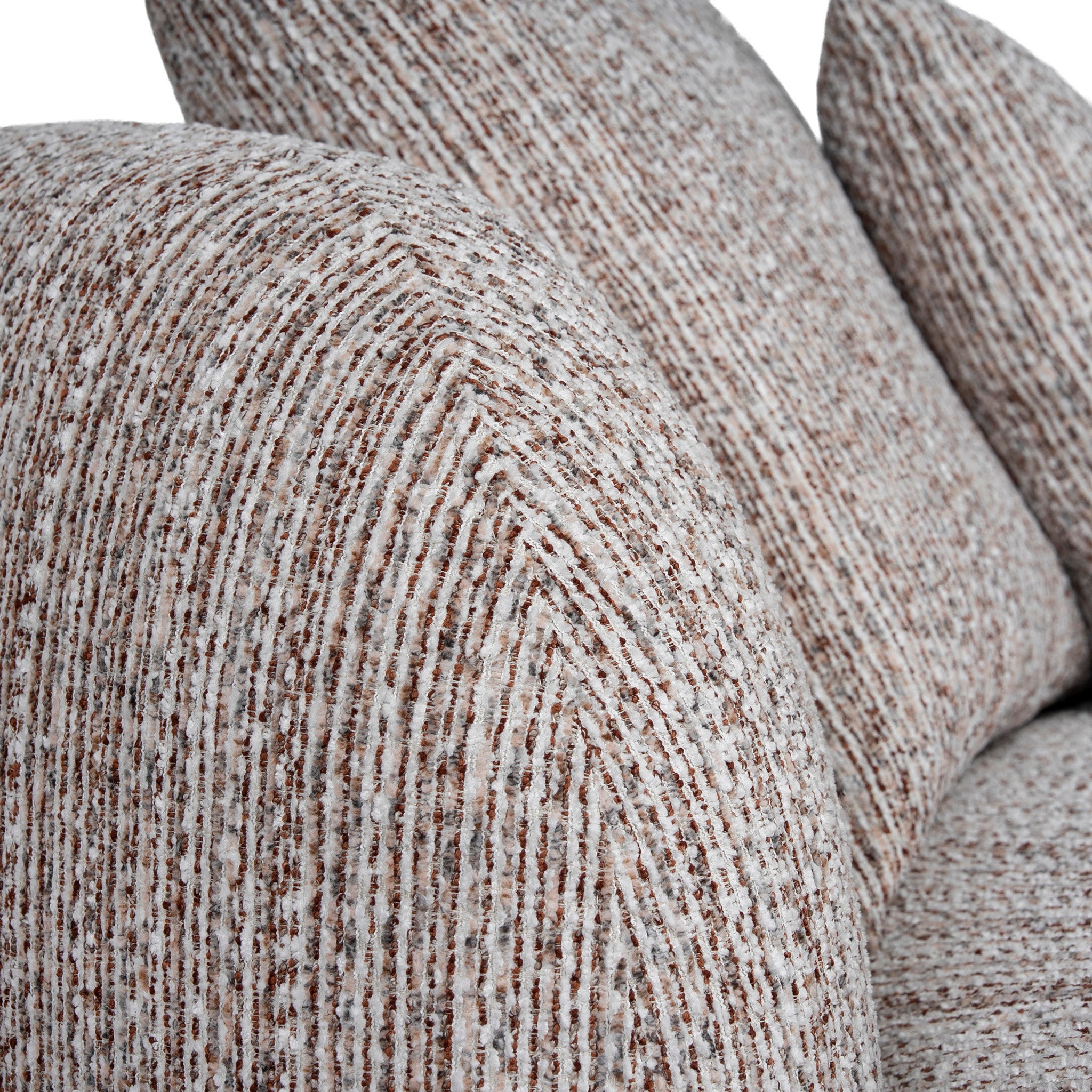 Ravello 4 Seater Right Chaise Sofa - Plush Spec Brown Chaise Lounge Ace-Core