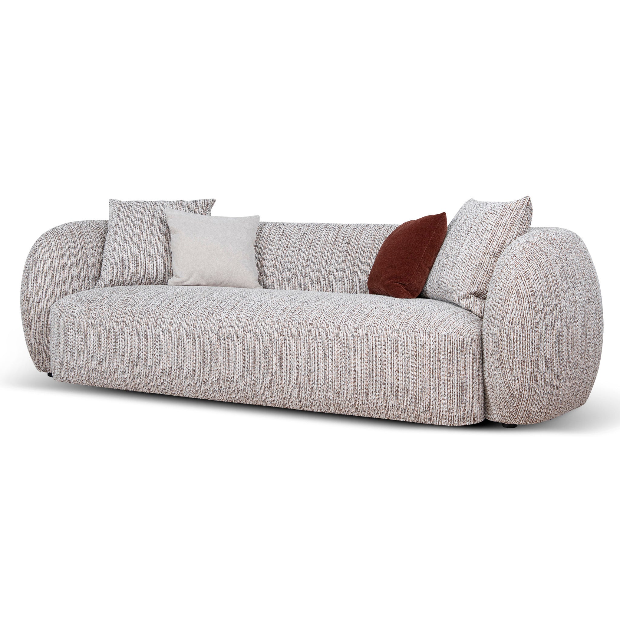 Ravello 4 Seater Sofa - Plush Spec Brown Sofa Ace-Core