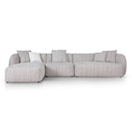 Ravello 4 Seater Left Chaise Sofa - Plush Spec Brown Chaise Lounge Ace-Core