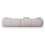 Ravello 4 Seater Left Chaise Sofa - Plush Spec Brown Chaise Lounge Ace-Core