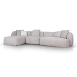 Ravello 4 Seater Left Chaise Sofa - Plush Spec Brown Chaise Lounge Ace-Core